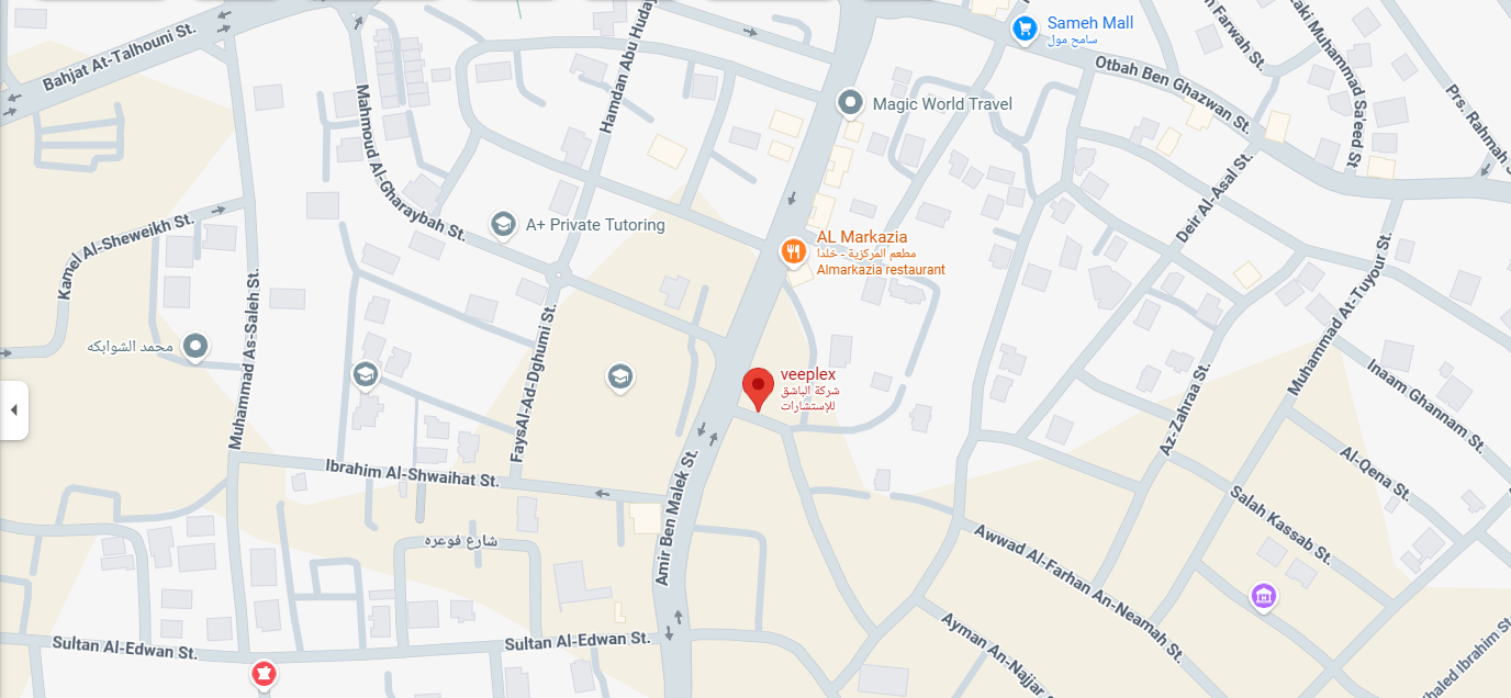 Veeplex Location Map